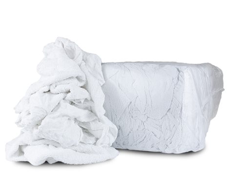 Hvide klude af Frottehåndklæder (10kg, pris pr. kg.)