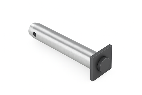 Bolt Ø30x176L u. smøring 