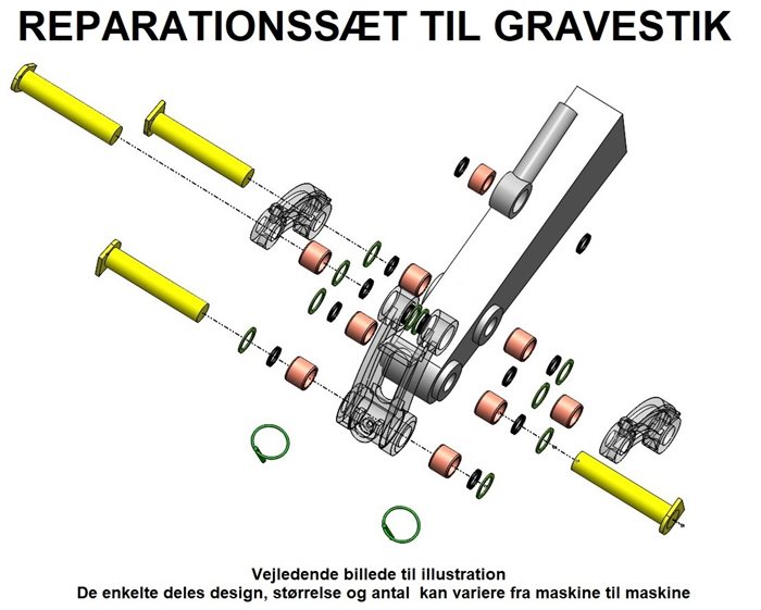 Reparationssæt til gravestik