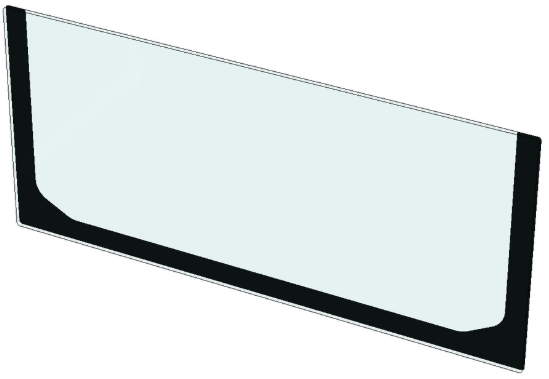 Forrude  - nederste Bobcat E17
