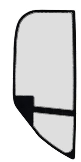 Højre siderude bag dør