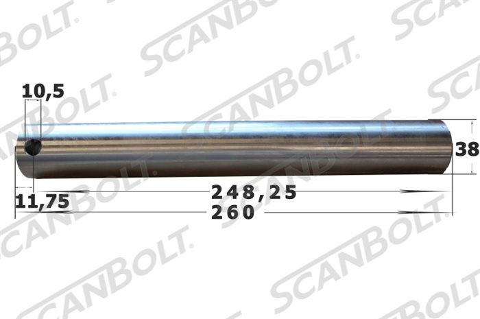 Bolt 38X260 mm.